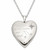 Sterling Silver Love To The Moon Diamond Heart Locket