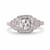 Vintage Platinum & Old European Cut Diamond Engagement Ring