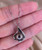 14K White Gold & Tahitian Pearl Necklace