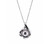 14K White Gold & Tahitian Pearl Necklace