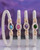 14k Gold & Sterling Silver Diamond & Gemstone Lasso Bangle