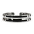 Edward Mirell Titanium & Stainless Steel Cable Bangle Bracelet