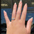 14K Yellow Gold .50ctw Lab-Grown Diamond Curved Band