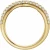14K Yellow Gold .88ctw Lab Grown Pave Diamond Contour Band
