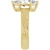 14K Yellow Gold Vine and Leaf Motif Marquise Solitaire Engagement Ring