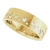 14K Yellow Gold .37ctw Lab-Grown Diamond Flat Gypsy-Set Band