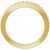 14K Yellow Gold .25ctw Lab-Grown Diamond Beaded Contour Band