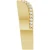 14K Yellow Gold .25ctw Lab-Grown Diamond Contour Band