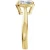 14K Yellow Gold Elongated Cushion Engagement Ring