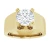 14K Yellow Gold Round Solitaire Engagement Ring
