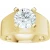 14K Yellow Gold Round Solitaire Engagement Ring