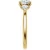 14K Yellow Gold Round Brilliant Semi-Set Engagement Ring