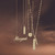 14K Gold Script Nameplate Necklace