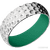 Cobalt Chrome and Cerakote Green Golf Band by Lashbrook Designs