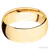14K Yellow Gold with Polish Finish 8mm Band