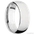 14K White Gold with Polish Finish 8mm Band