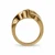 14K Yellow Gold 2.04ctw Lab-Grown Oval Bypass Diamond Engagement Ring