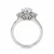 14K White Gold 1.33ct Round Brilliant Filigree Semi-Mount Engagement Ring