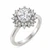 14K White Gold 1.33ct Round Brilliant Filigree Semi-Mount Engagement Ring