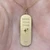 14K Yellow Gold Diamond Cartouche Icon Necklace by Sydney Evan