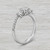 14K White Gold 3 Stone Diamond Engagement Ring by Romance, GIA Certified 14K White Gold 3 Stone Diamond Engagement Ring by Romance, GIA Certified