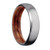 6mm Tantalum Wedding Band with Satin Finish and Wood Liner