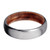6mm Tantalum Wedding Band with Satin Finish and Wood Liner