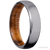 6mm Tantalum Wedding Band with Desert Iron Wood Sleeve by Lashbrook Designs