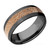 8mm Black Zirconium & Tan Dino Bone Inlay Men's Band by Lashbrook Designs 8mm Black Zirconium & Tan Dino Bone Inlay Men's Band by Lashbrook Designs