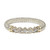 Square & Circle Diamond Cluster Sterling Silver & 14kt Yellow Gold Bracelet by Alwand Vahan