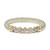 Square & Circle Diamond Cluster Sterling Silver & 14kt Yellow Gold Bracelet by Alwand Vahan