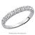 14kt White Gold and Diamond Halo Engagement Ring