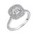 ArtCarved Tara 14k White Gold & Diamond Wedding Band ArtCarved Tara 14k White Gold & Diamond Wedding Band