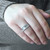 18K White Gold, Baguette and Round Diamond Band - 1.50ctw