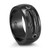 Edward Mirel MIDNITE SPORT RING Black Ti, Black Cable & Black Spinel Ring Edward Mirel MIDNITE SPORT RING Black Ti, Black Cable & Black Spinel Ring
