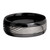 Black Zirconium and Damascus Steel Band by Lashbrook Designs Black Zirconium and Damascus Steel Band by Lashbrook Designs