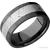 ASTRO Hammered Black Zirconium & Meteorite Ring by Lashbrook