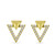 14k Yellow Gold & Diamond Dagger Earrings by Brevani 14k Yellow Gold & Diamond Dagger Earrings by Brevani