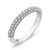 Carizza 14kt White Gold Diamond Wedding Band by Carizza Carizza 14kt White Gold Diamond Wedding Band by Carizza