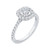 Carizza Cushion Halo Engagement Ring Carizza Cushion Halo Engagement Ring