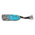Damascus Steel Turquoise Folding Knife