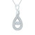 10k White Gold and Diamond Necklace 10k White Gold and Diamond Necklace