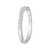 Carizza 14k White Gold Diamond Wedding Band