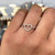 14K Gold Diamond Heart Ring
