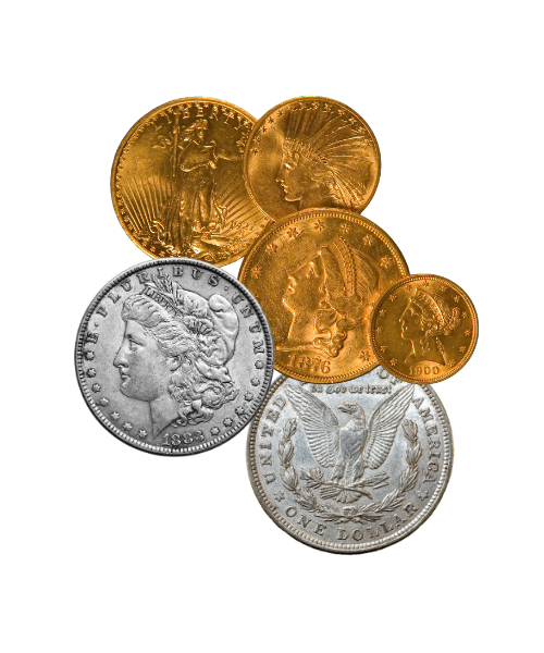 Gold and Silver Coins