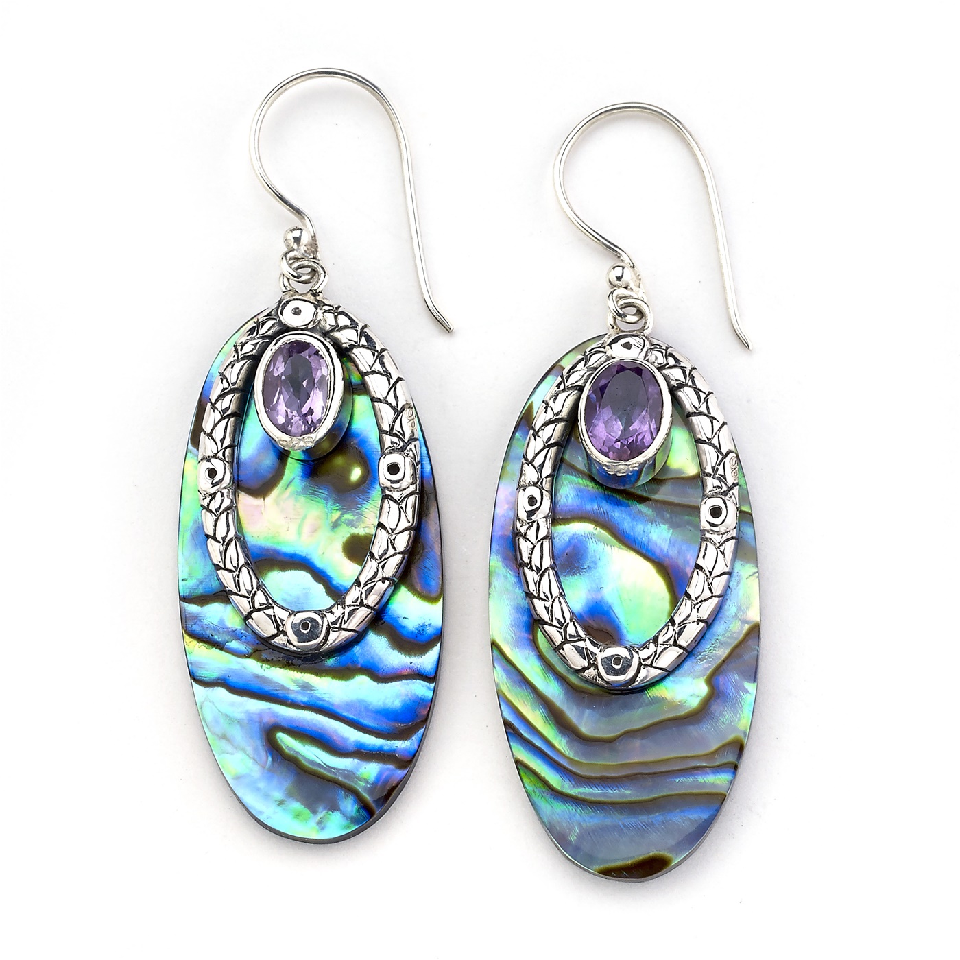 ピアス [PRIMAUTE] Mullebanga earring samuelb-earrings-paua-amethyst