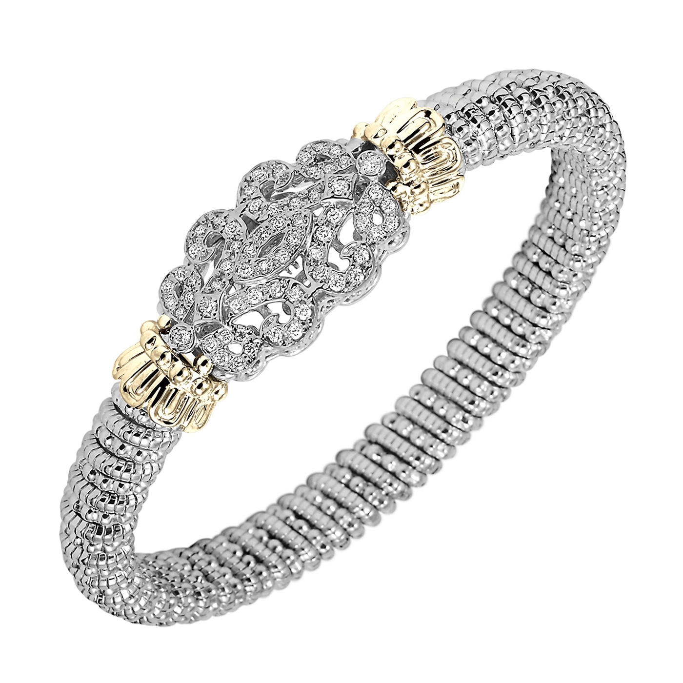 Vahan Fleur De Lys Diamond Braclet - Alwand Vahan Style # 22134