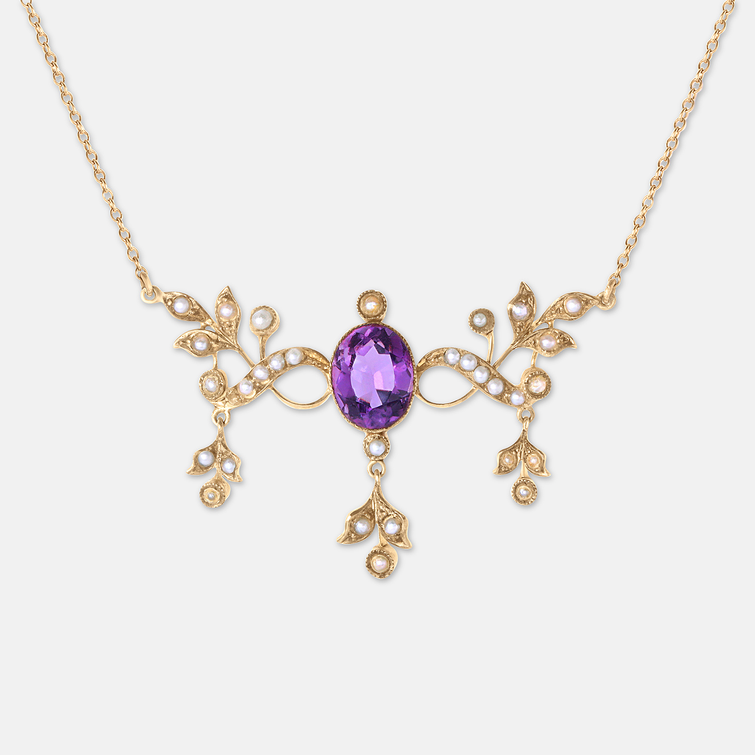 ネックレス・ペンダント STONEHENgE 14k pearl necklace Maggie-Lee-Designs-solitaire-