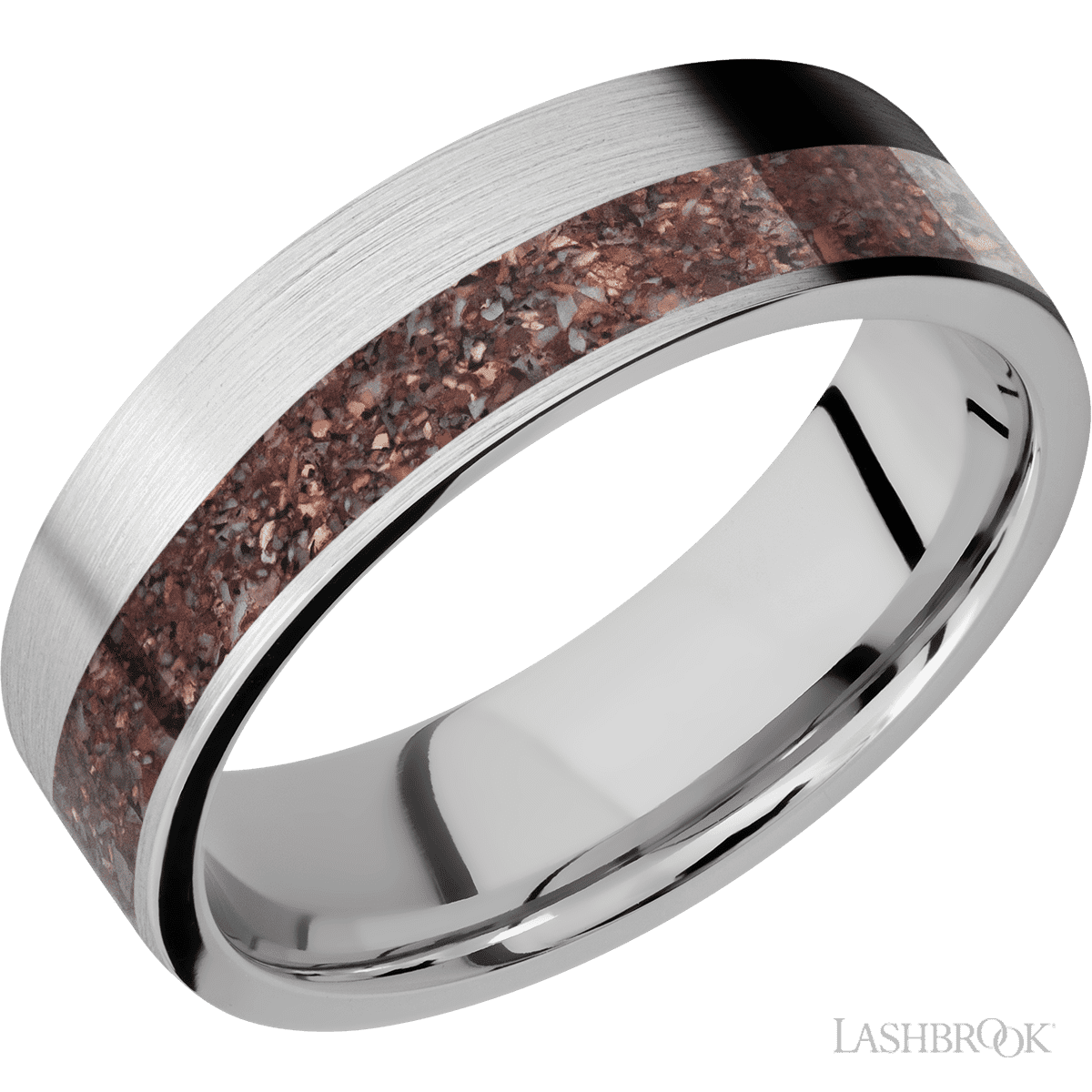 Cobalt Chrome & Mixed Dinosaur Bone Band by Lashbrook Designs