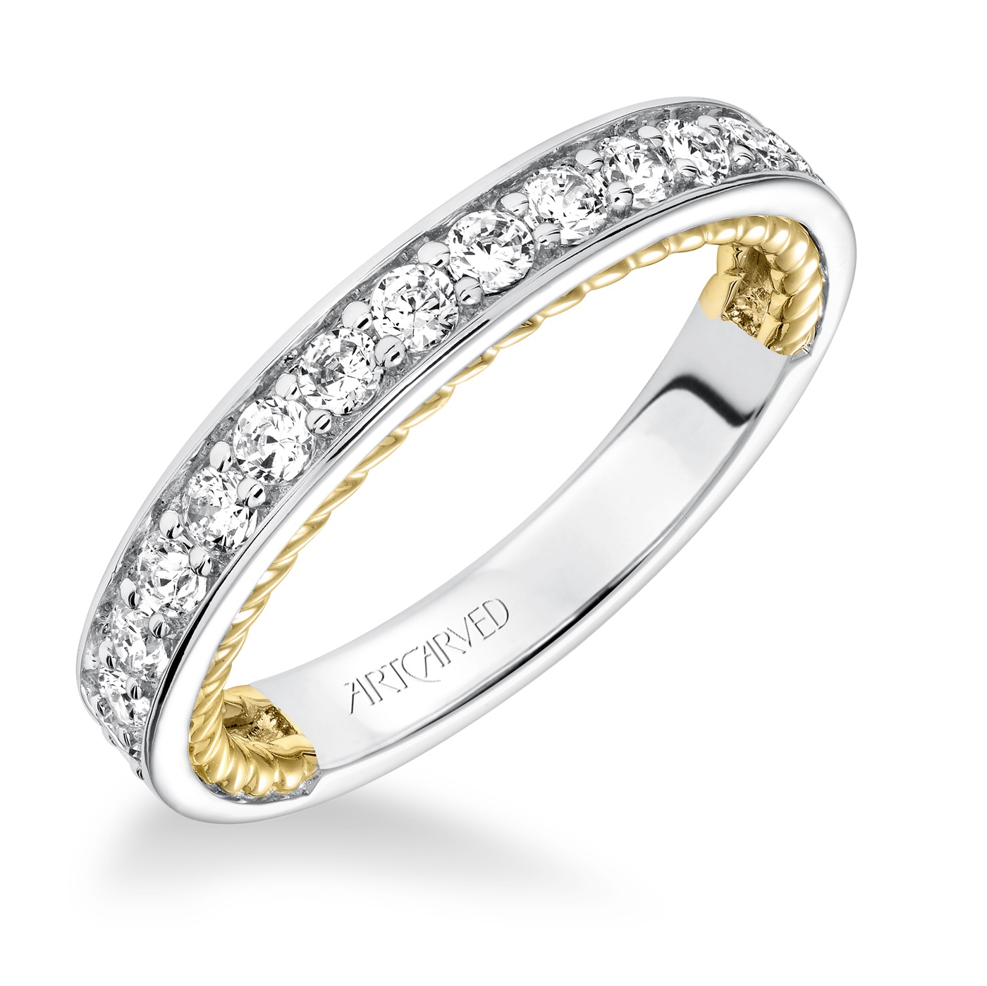 KENZIE ArtCarved Diamond Wedding Band - 31-V590W-L